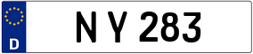 Truck License Plate